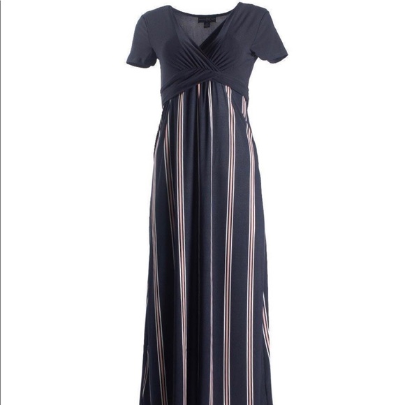 2/$40 Cap sleeve Dressy MAXI DRESS ( NWT)